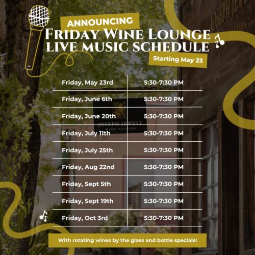 JJW Friday Wine Lounge Live Music (SQUARE)